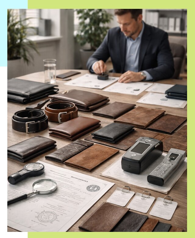 Сертификация кожаных изделий в Усинске от 12286 р. | Алешин-Снс