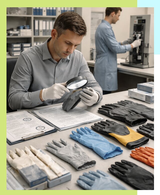 Сертификация перчаток и средств защиты продукции в Усинске