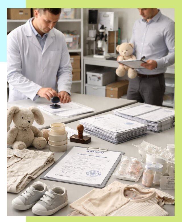 Сертификация детских товаров в Усинске от 15357 р. | Алешин-Снс