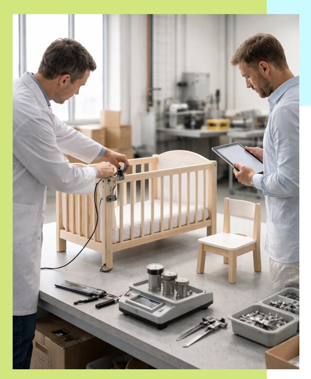 Сертификация детской мебели и проверка безопасности в Усинске