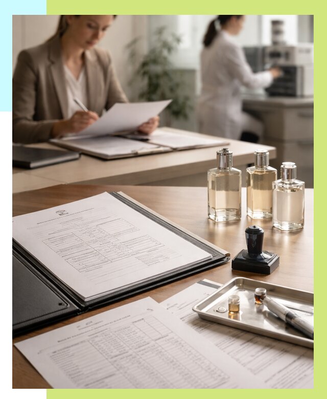 Сертификация парфюмерии в Усинске от 15357 р. | Алешин-Снс