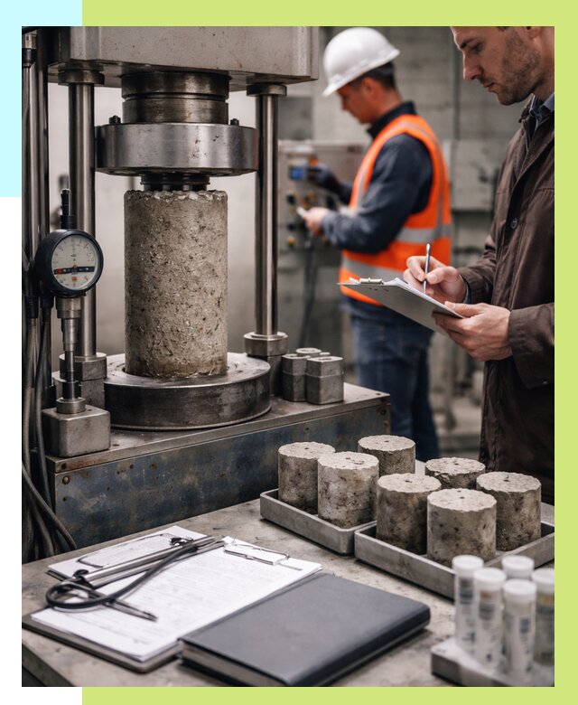 Сертификация бетона в Усинске от 30714 р. сертификат | Алешин-Снс