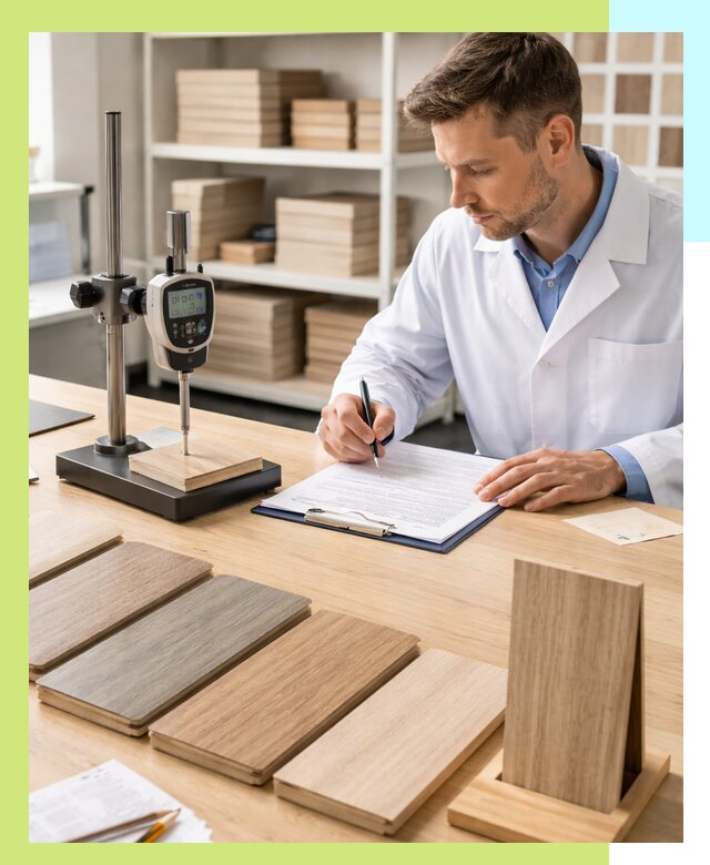 Сертификация ламината с испытаниями и оформлением документов в Усинске