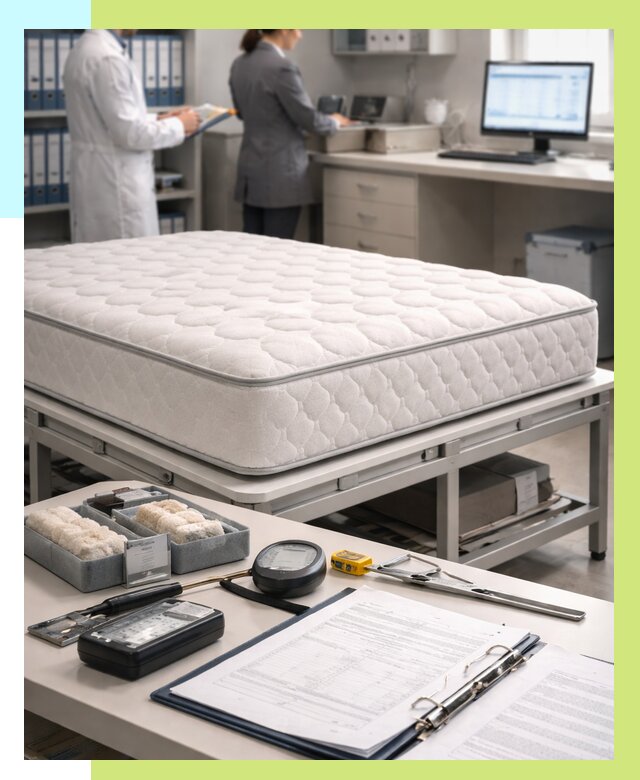 Сертификация матрасов в Усинске от 8702 р. | Алешин-Снс