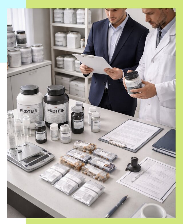 Сертификация спортивного питания в Усинске от 15357 р., Алешин-Снс