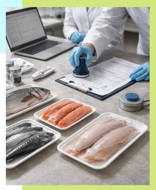 Сертификация рыбы и сертификат в Усинске от 15357 р. | Алешин-Снс