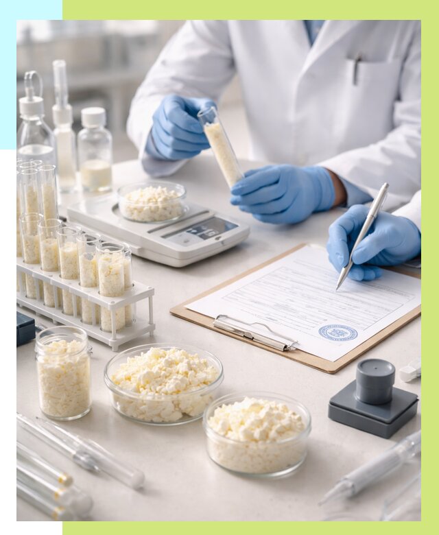 Сертификация творога в Усинске от 12286 р. под ключ | Алешин-Снс