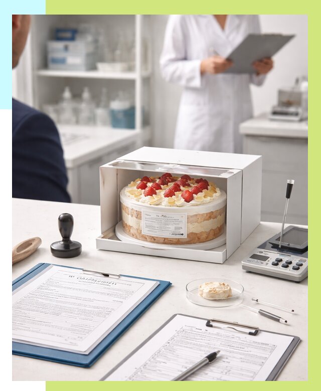 Сертификация тортов в Усинске от 9214 р. заказать | Алешин-Снс