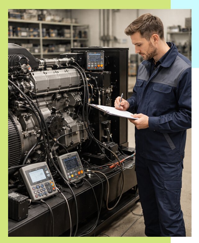 Сертификация дизельных генераторов и их оборудования в Усинске
