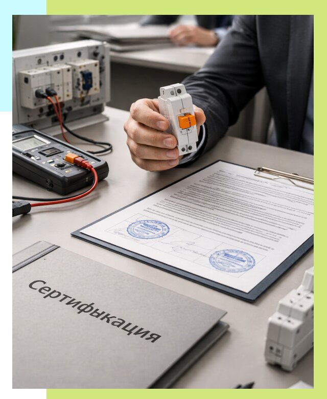 Сертификация выключателей под ключ в Усинске от 15357 р. | Алешин-Снс