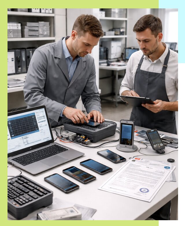 Сертификация мобильных телефонов и смартфонов в Усинске под ключ