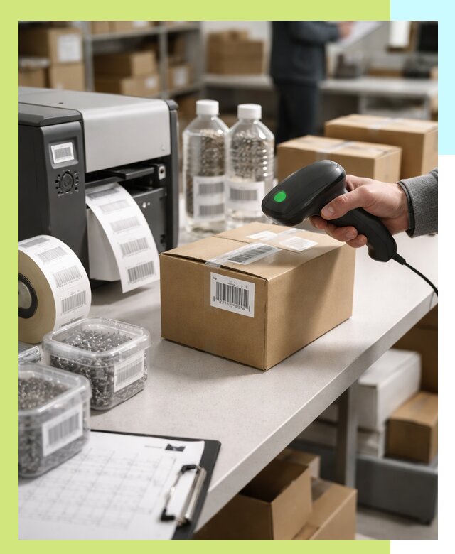 Штрихкодирование продукции и маркировка для продажи в Усинске