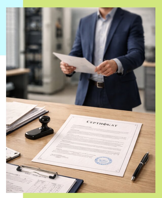 Сертификат на оборудование в Усинске от 15357 р. | Алешин-Снс