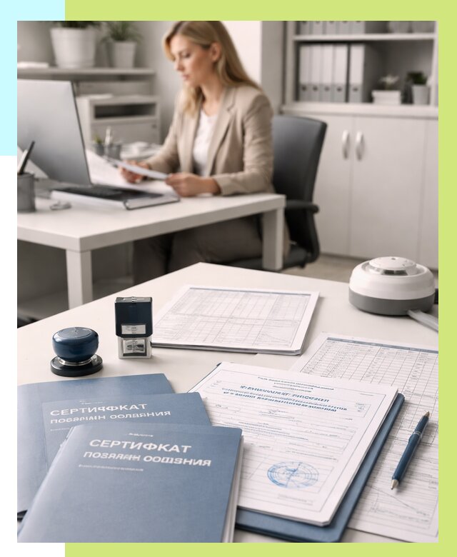 Сертификаты пожарной безопасности в Усинске от 15357 р. | Алешин-Снс