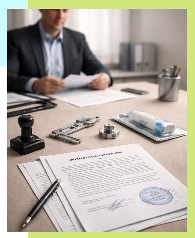 Экспертное заключение на продукцию в Усинске от 8702 р. | Алешин-Снс