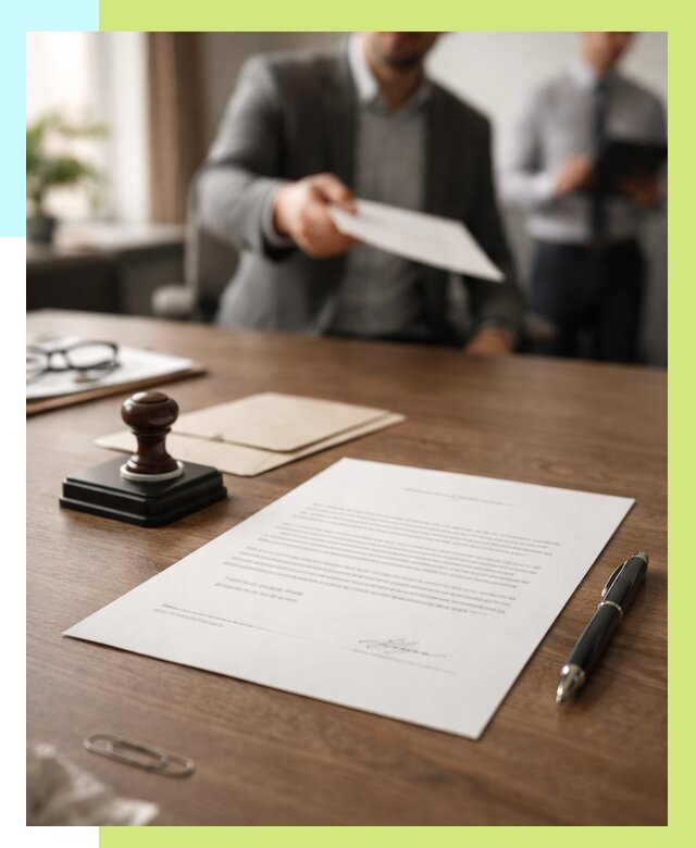 Отказное письмо по сертификации в Усинске от 3583 р. | Алешин-Снс