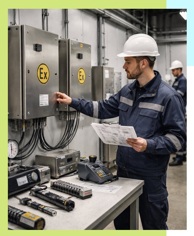 Сертификат взрывозащиты промышленного оборудования в Усинске