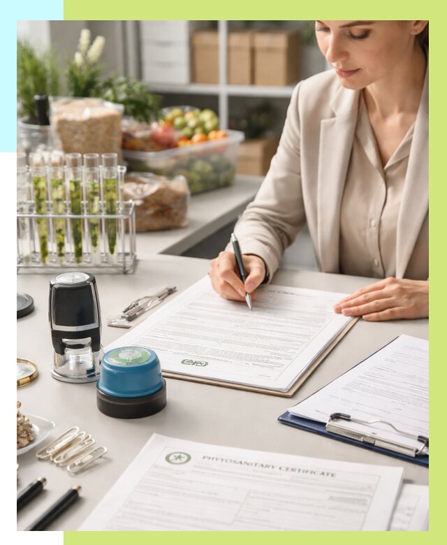 Фитосанитарный сертификат оформить в Усинске от 4607 р. | Алешин-Снс