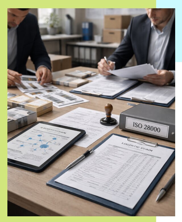 Получение сертификата ISO 28000 по безопасности цепи поставок в Усинске
