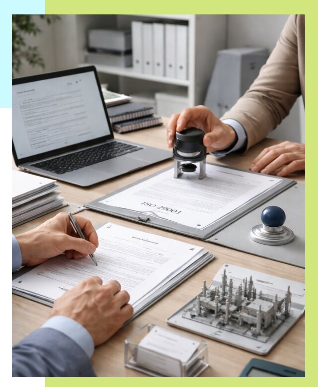 Сертификат ISO 29001 в Усинске под ключ от 76785 р. | Алешин-Снс