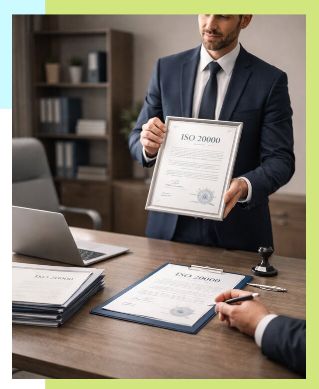 Сертификат ISO 20000 в Усинске под ключ от 122856 р., Алешин-Снс