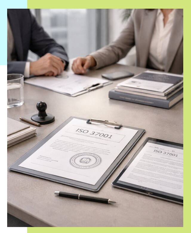 Сертификат ISO 37001 в Усинске оформить от 122856 р. Алешин-Снс