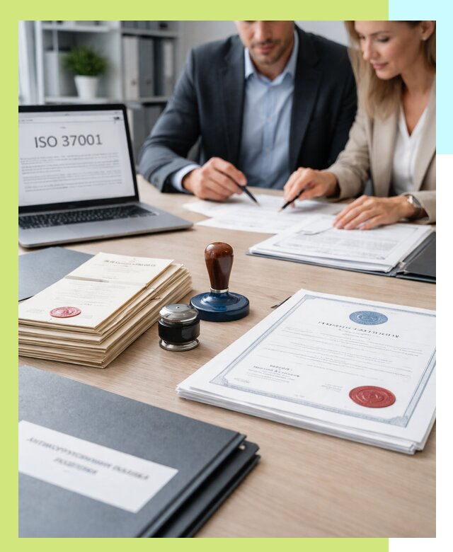 Получение сертификата ISO 37001 по системе борьбы с коррупцией в Усинске
