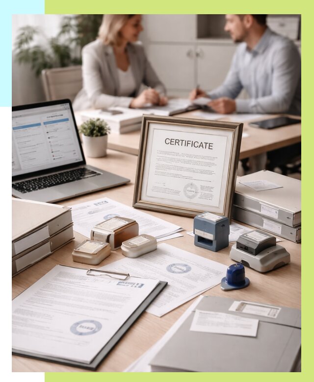 Сертификация компании в Усинске от 46071 р. | Алешин-Снс — заказ